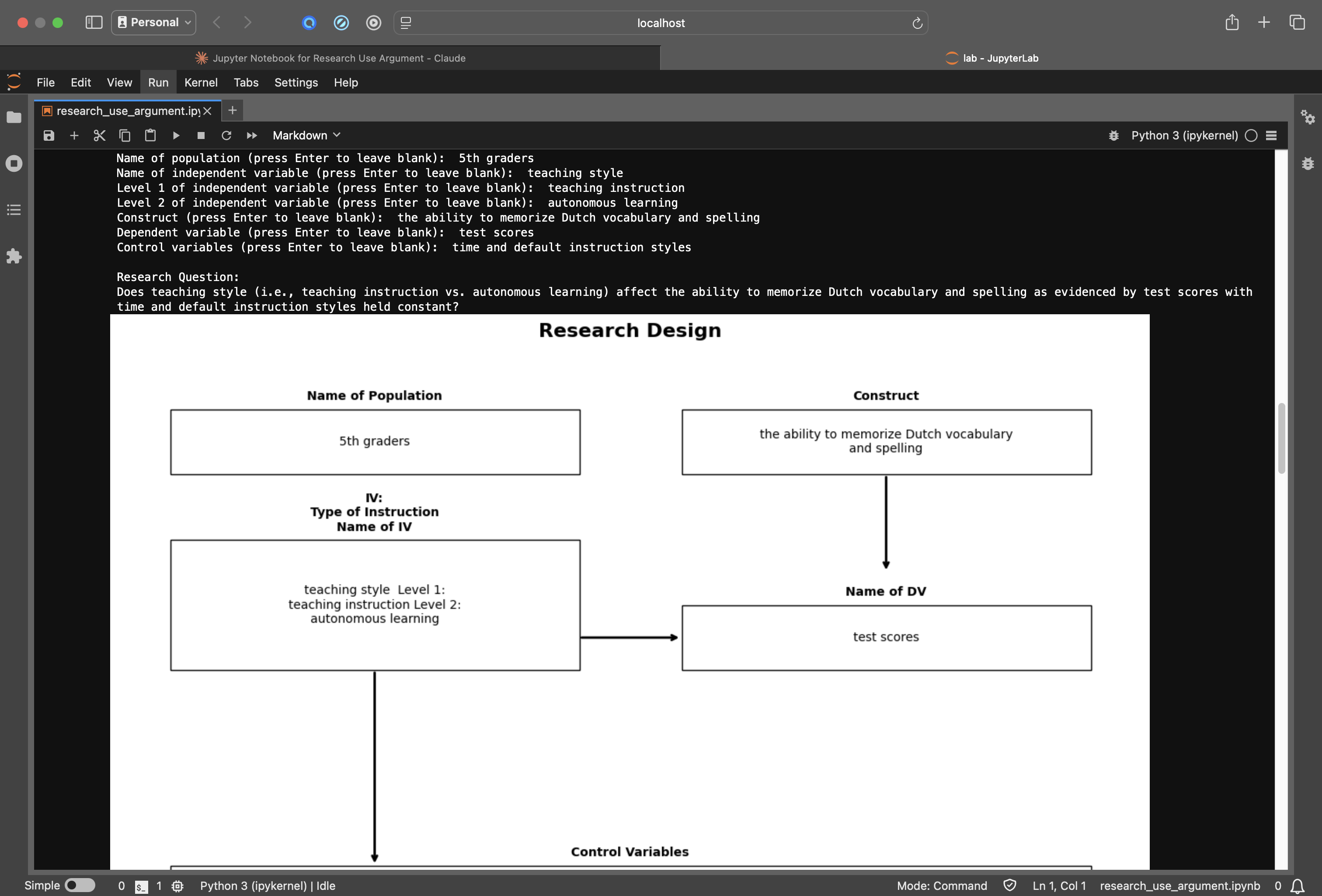 Research Design Visualization